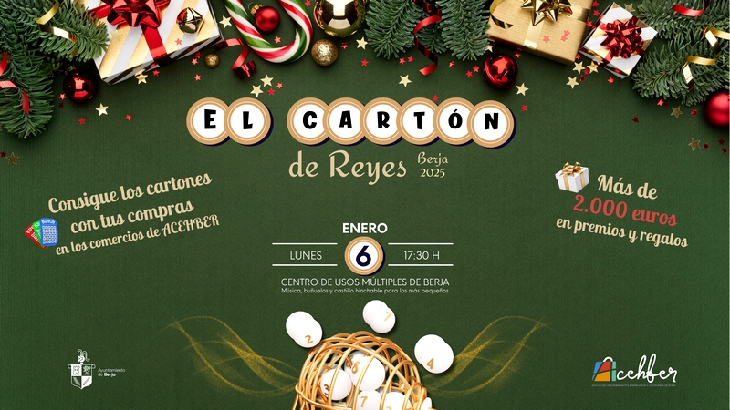 Cártel invitación bingo de navidad moderno verde rojo (1920 