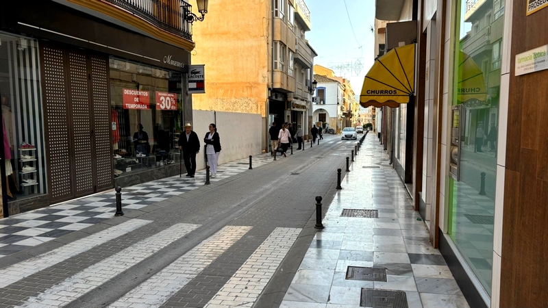 previo obras calle Manuel Salmerón de Berja