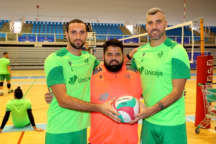 (18-02-25) Unicaja Costa de Almería - Pablor Ruiz con Brandon Rattray y Borja Ruiz