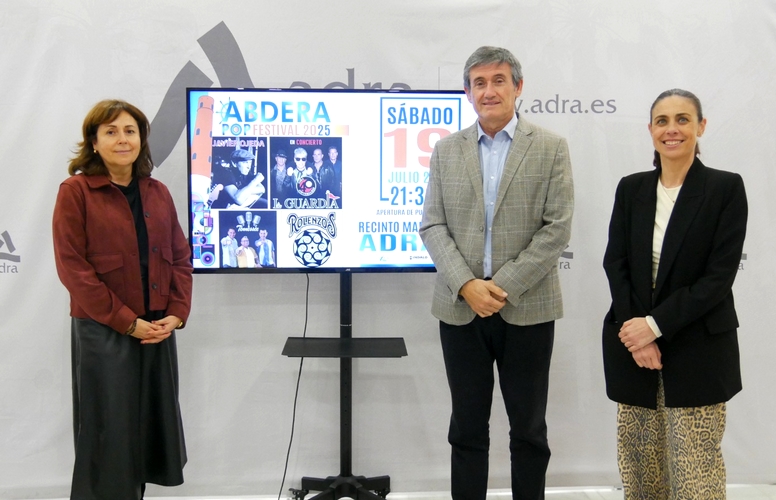 250227 El 'Abdera Pop Festival' vuelve a Adra este 19 de julio con Javie...