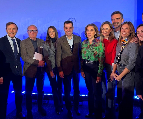 PP ALMERÍA EN LA JUNTA DIRECTIVA NACIONAL JUNTO A JUANMA MORENO Y CUCA GAMARRA