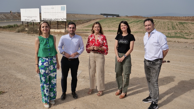 FOTO RUEDA PRENSA EN OBRAS AVE 1