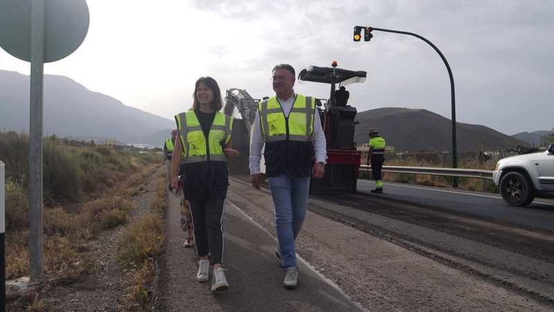 Visita delegada asfaltado A358 en Berja 2