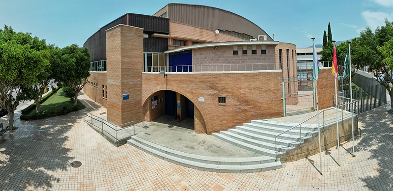Fachada Pabellon de Deportes de Berja