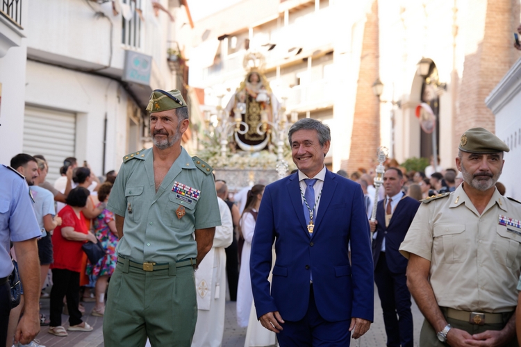250717 La Virgen del Carmen procesiona por las calles y la bahía abderit...