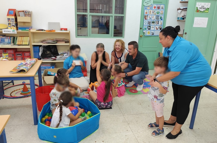 Foto Visita Aula Matinal