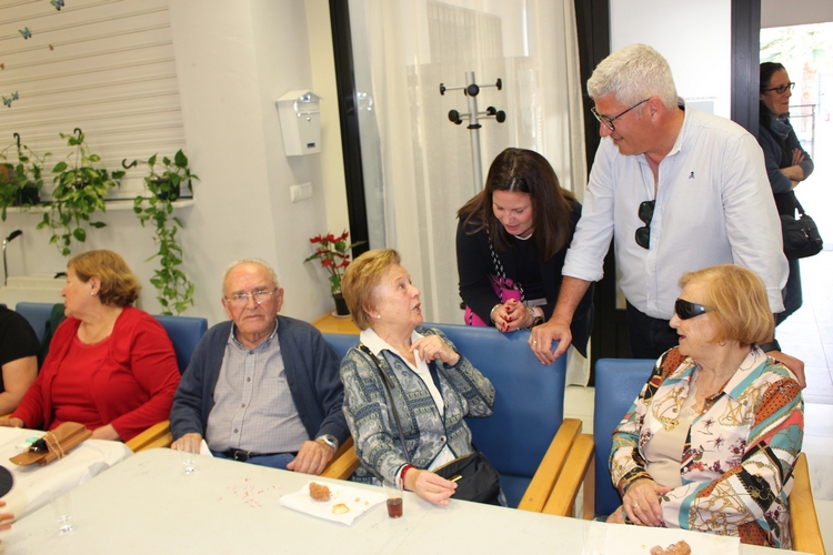 Ismael Torres en una actividad en el Centro Social de la Tercera Edad - archivo