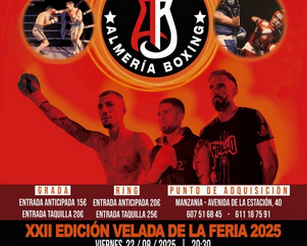 250820 Cartel Velada Boxeo Feria