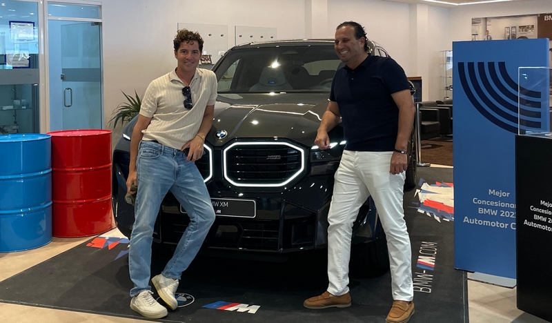 250825 BMW AUTOMOTOR COSTA. Visita David Bisbal a concesionario