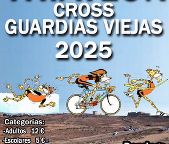 Cartel Triatlón Cross Guardias Viejas