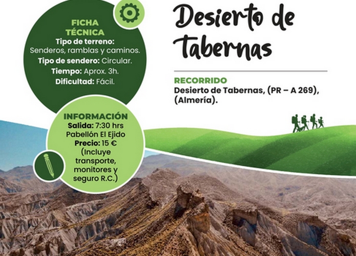 CARTEL RUTA DE SENDERISMO