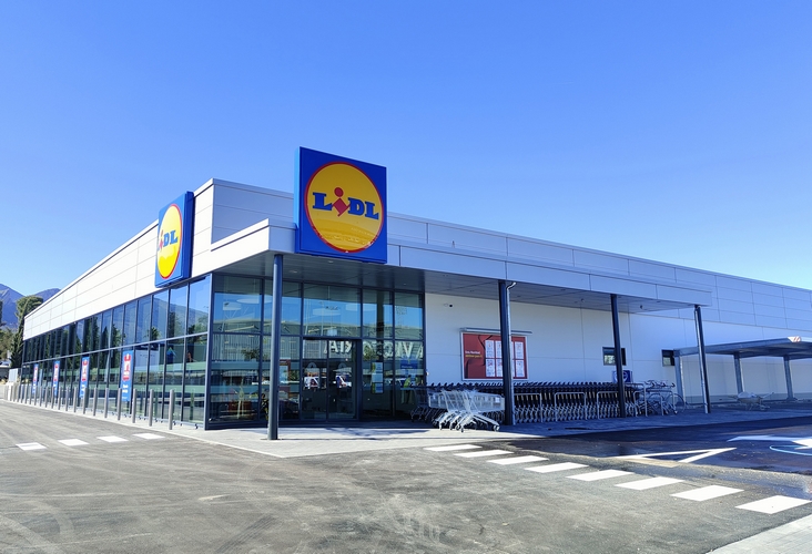 Tienda de Lidl en Andalucía