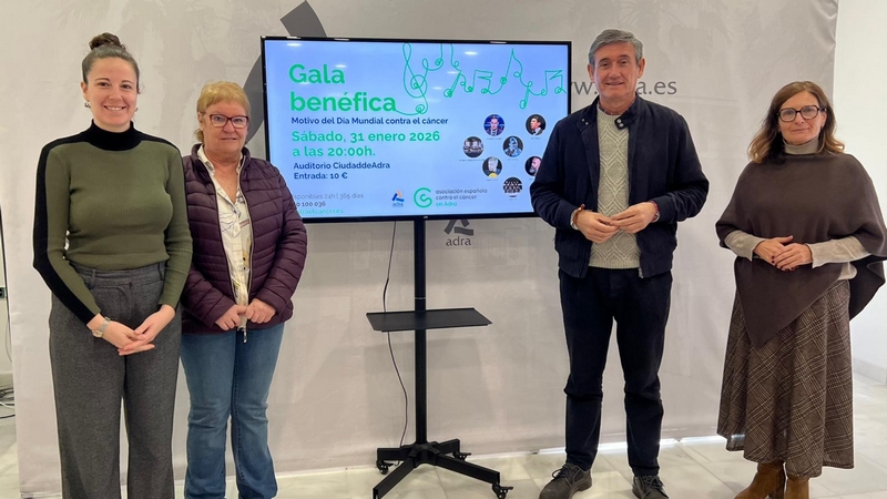 260115 Adra acoge una Gala Benéfica con motivo del Día Mundial contra el Cáncer el 31 de enero