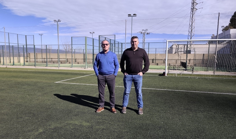 Alcalde y concejal de Deportes de Alhama de Almería