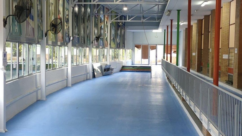 Sala polivalente previa remodelacion Pabellon Berja