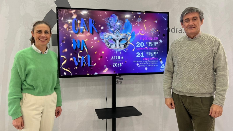 260211 El Ayuntamiento de Adra presenta el Carnaval de Adra 2026 con actividades para todos los públicos