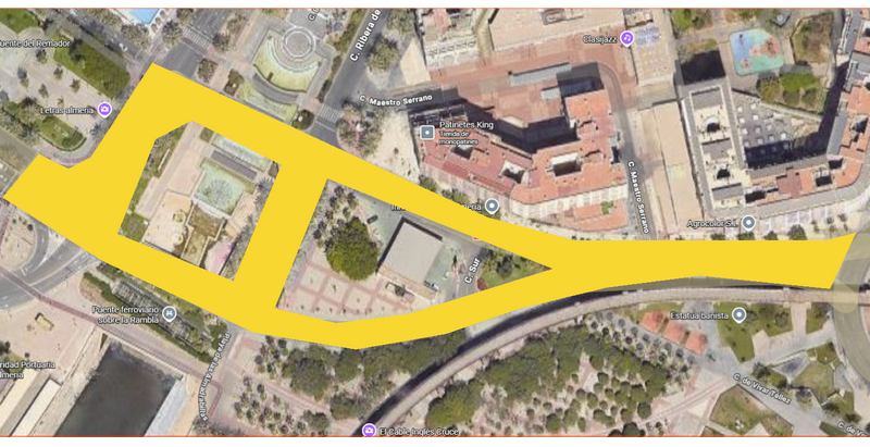 Ámbito actuación trabajos asfaltado