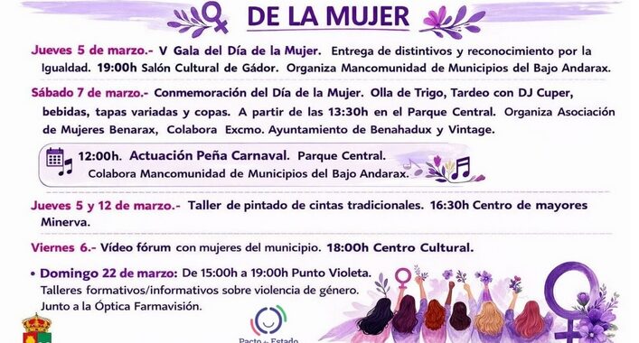 Actividades Día de la Mujer