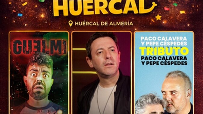 Cartel del evento Risas por Huércal