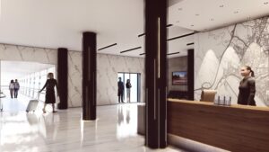 Imagen del proyecto de la nueva terminal de cruceros en la Estación Marítima del Puerto de Almería