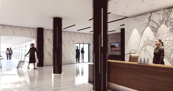 Imagen del proyecto de la nueva terminal de cruceros en la Estación Marítima del Puerto de Almería