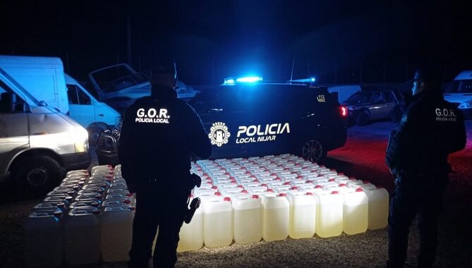 Policía Local petaqueo gasolina