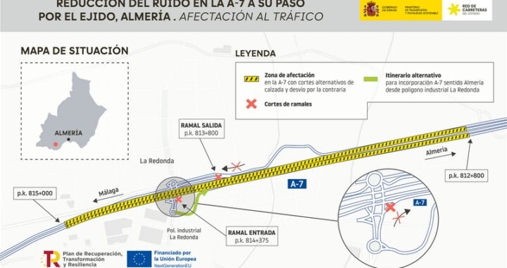 260417 MAPA NP ALMERÍA Tráfico Ruido A-7 El Ejido