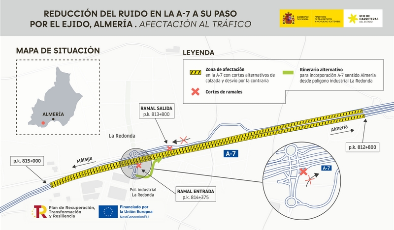 260417 MAPA NP ALMERÍA Tráfico Ruido A-7 El Ejido