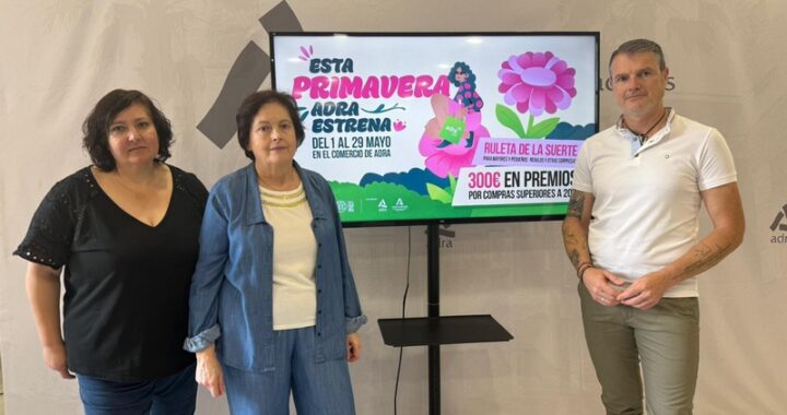 260429 El comercio local reparte más de 600 euros en premios con su nueva campaña 'Esta primavera Adra estrena'