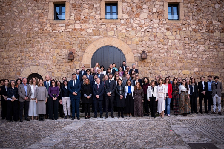 Foto de familia del Consejo de Patrimonio Histórico en Sigüenza
