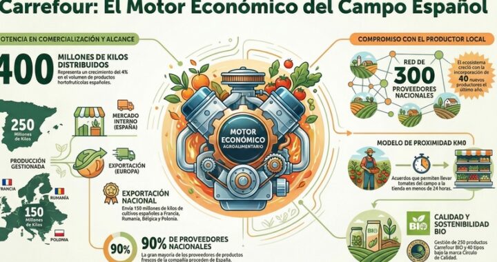 Infografía Carrefour motor campo español