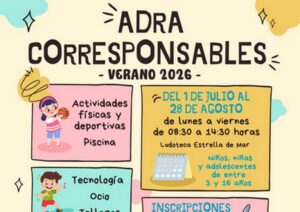 260529 El Ayuntamiento de Adra abre las inscripciones del Plan Corresponsables para el verano 2026