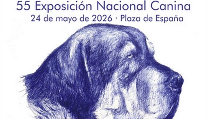 Cartel exposición canina