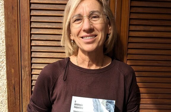 MARIA JOSE LOPEZ CARMONA CON LA OBRA QUE SE PRESENTA