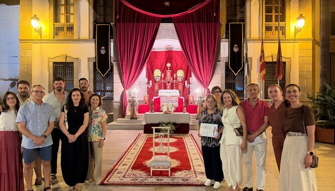 260608 La Hermandad de la Expiración gana el IV Concurso de Exorno de Altares del Corpus Christi de Adra