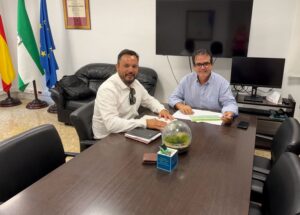 El diputado Antonio J. Rodríguez y el alcalde de Turre