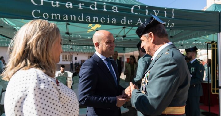 El presidente en el pasado acto de celebración del 182 aniversario de la fundación de la Guardia Civil