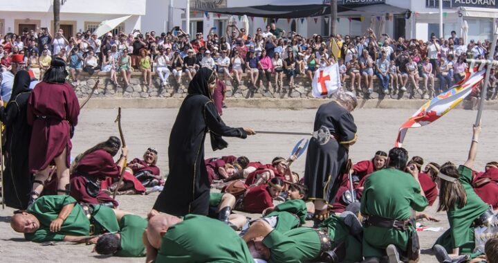 Foto batalla en la Playa de Los Barquicos
