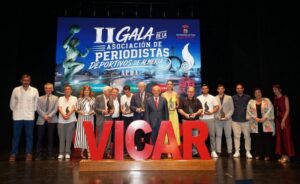 Vícar se convierte en corazón del deporte de la mano de la II Gala de la Asociación de Periodistas Deportivos de Almería