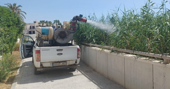 fumigación reciente