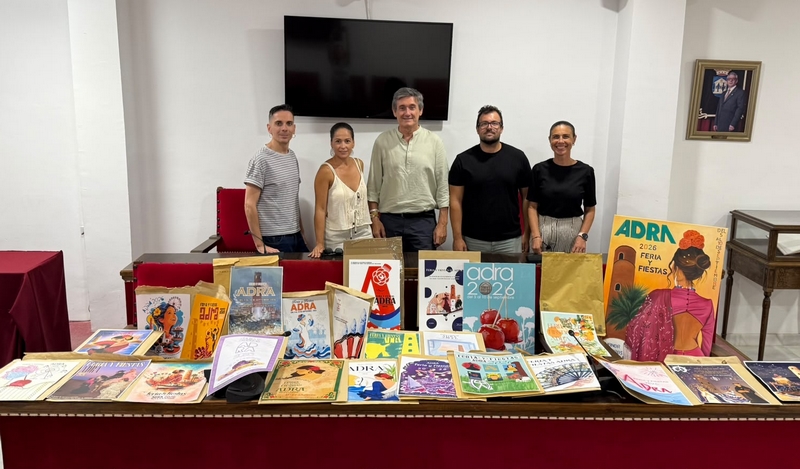 260731 El cartel anunciador de la Feria y Fiestas de Adra 2026 ha sido elegido entre 26 propuestas