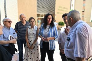 Alcaldesa visita obras Plaza Guardia Civil (3)