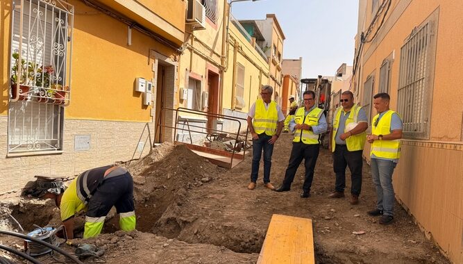 Visita a las obras en Pechina