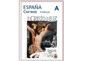 Un sello personalizado de Correos difunde la imagen del Cristo de la Luz de Dalías (Almería)