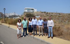 Foto de familia de la visita