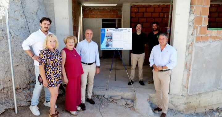 Imagen de archivo de la visita del presidente de la Diputación a una de las actuaciones de la provincia