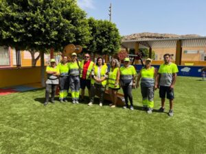 El PFEA impulsa el empleo en Benahadux, Rioja e Instinción y transforma sus espacios públicos